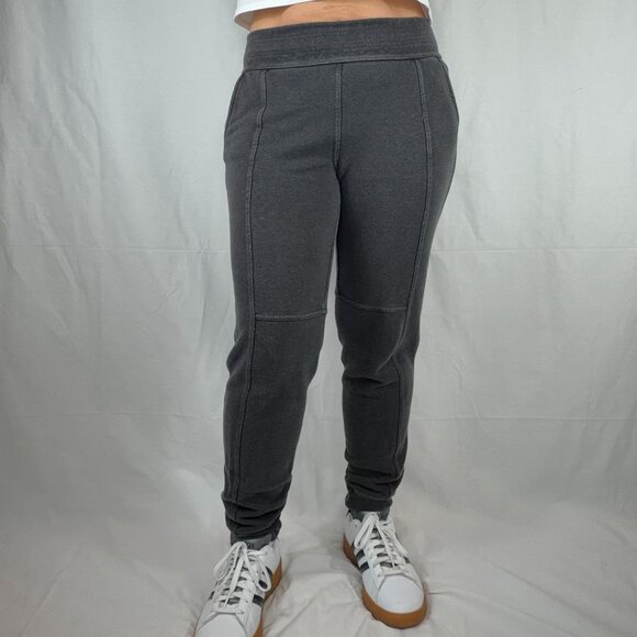 Prana Soft, Comfy Sweat Pant | Charcoal Gray | Medium - Picture 3 of 9